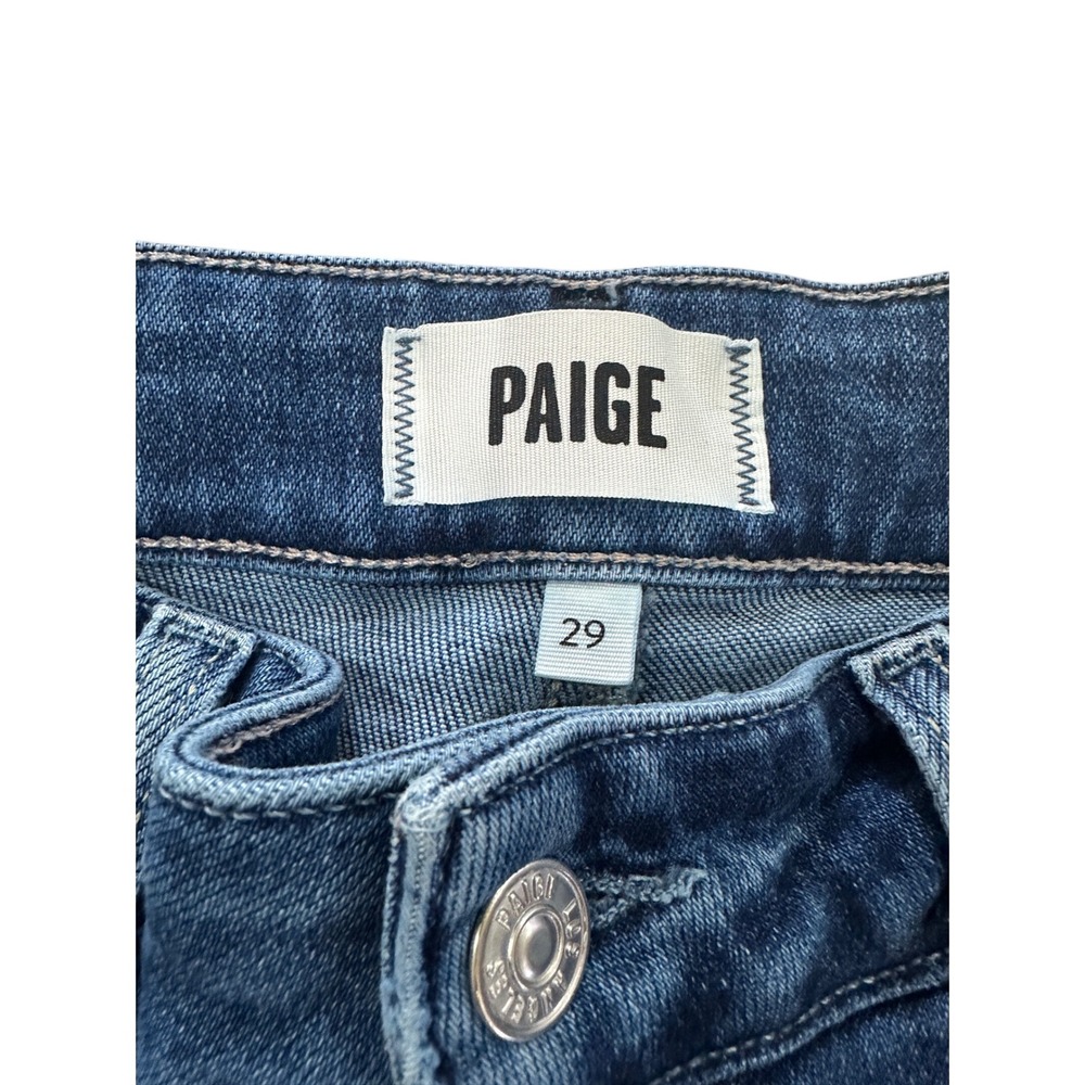 PAIGE Anessa High Rise Wide Leg Jeans Westminster Wash Size 29 - Picture 6 of 12